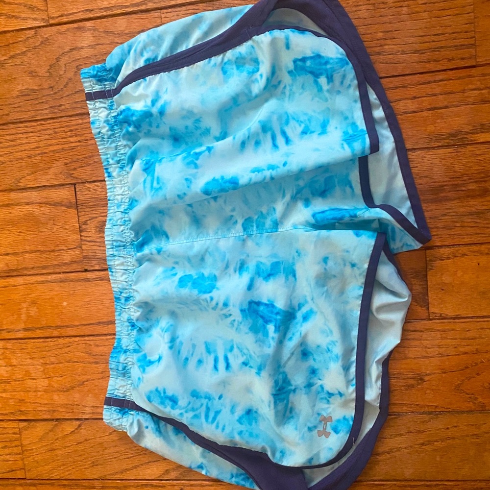 Tie dye Under Armour shorts